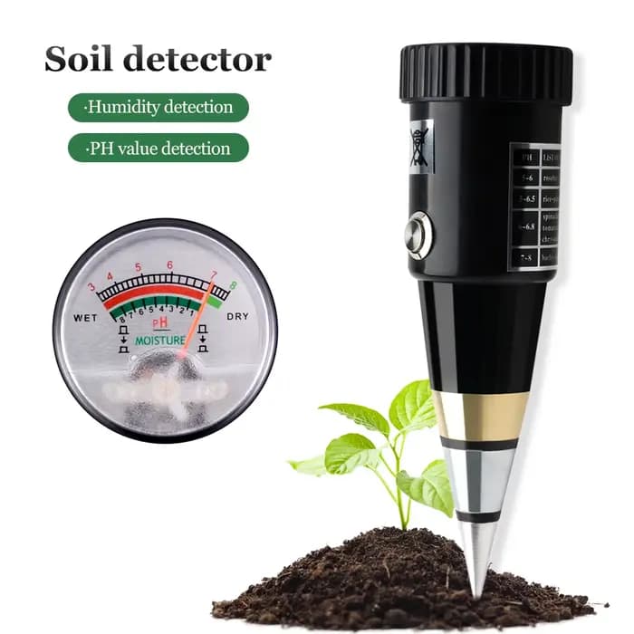 Testeur d'humidité du sol 2 en 1 /4 en 1, testeur d'acidité et d'humidité du sol, sonde à capteur mé