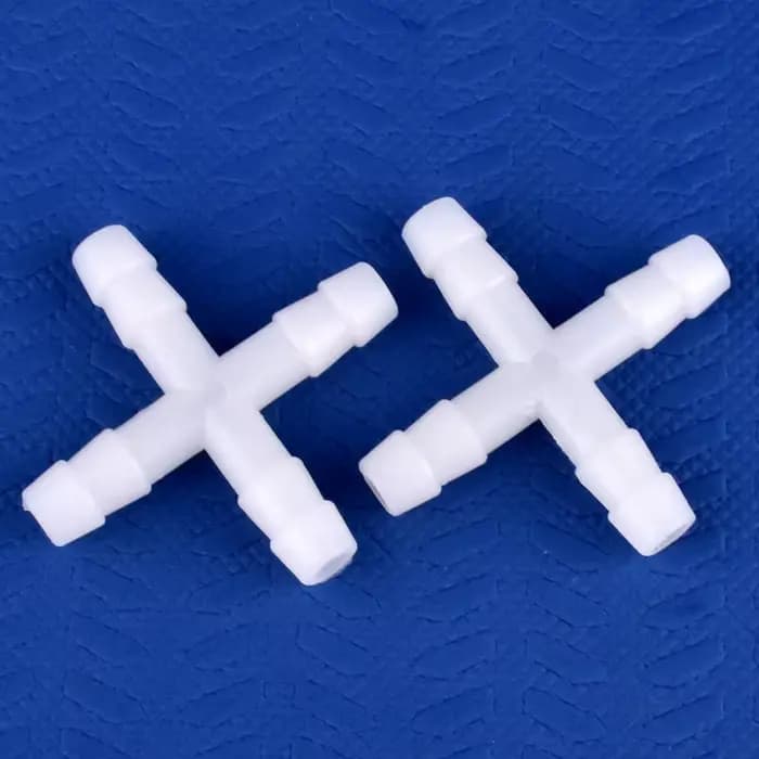 Connecteur croisé PE 8mm 10mm, 5 à 500 pièces, tuyau de pompe à Air pour réservoir d'aquarium, Joint