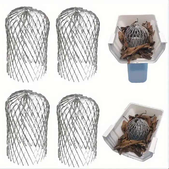 Filtre de gouttière en maille, feuille de toit, filet de protection de gouttière, filtre de descente