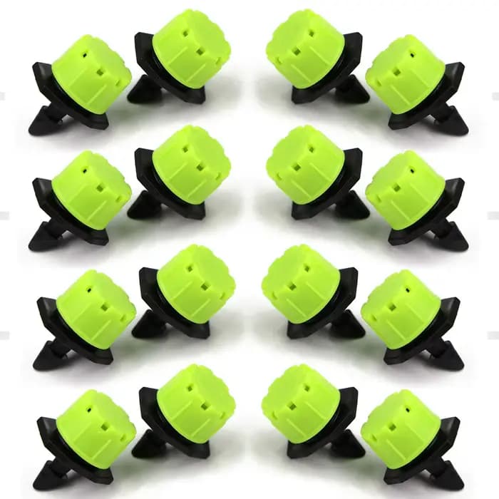 Buse d'arrosage réglable à 8 trous, 30 à 1000 pièces, 0-70L/H, Micro émetteur d'égouttement de 1/4 p
