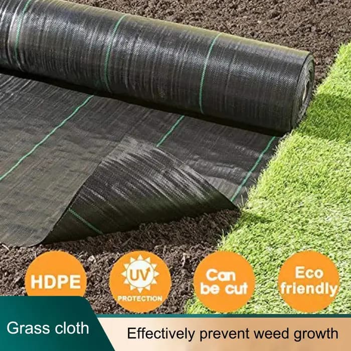 Tissu Anti-herbe à Membrane de mauvaises herbes, tissu de paysage de jardin, mulet en plastique soli