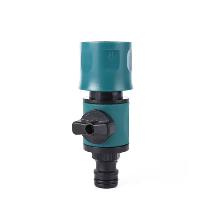 Tuyau d'arrosage, robinet en ligne, raccord de Valve d'arrêt, connecteur rapide d'arrosage avec Valv