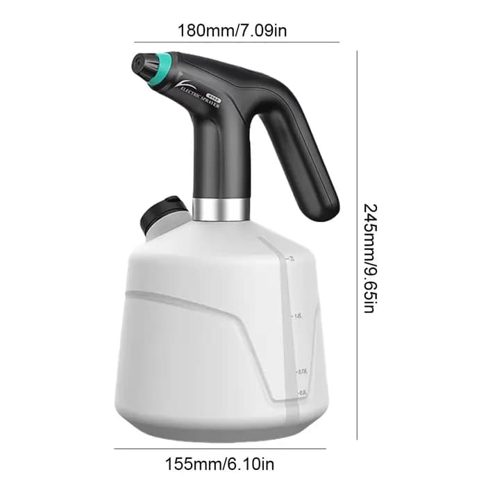 Pulvérisateur électrique agricole 2L, Rechargeable par USB, pulvérisation d'arrosage, désinfection, 