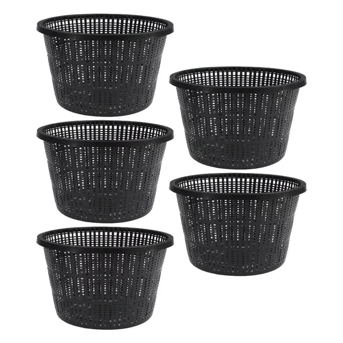 Pots en filet hydroponique pour plantes, 5 pièces, 8,3 pouces, grands Pots en maille pour plantes aq