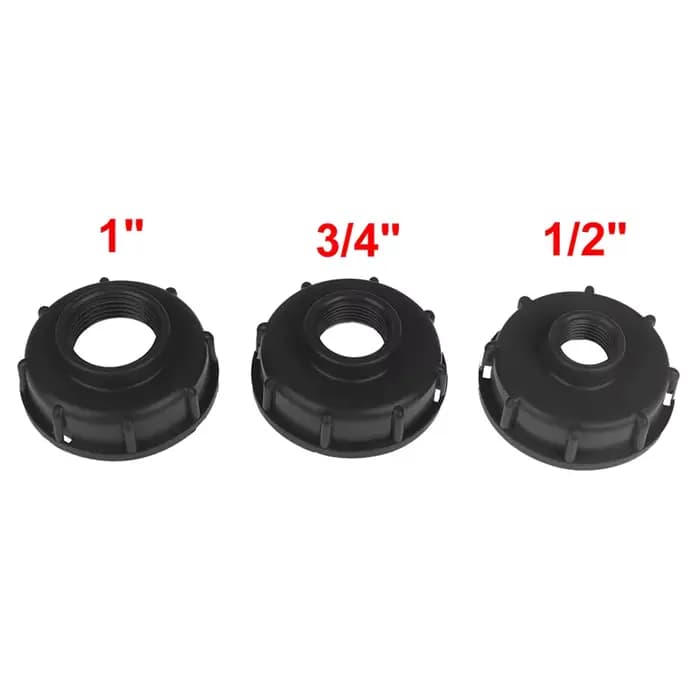 Réservoir Ibc Durable adapté au capuchon fileté grossier S60X6, filetage femelle de 60mm à connecteu
