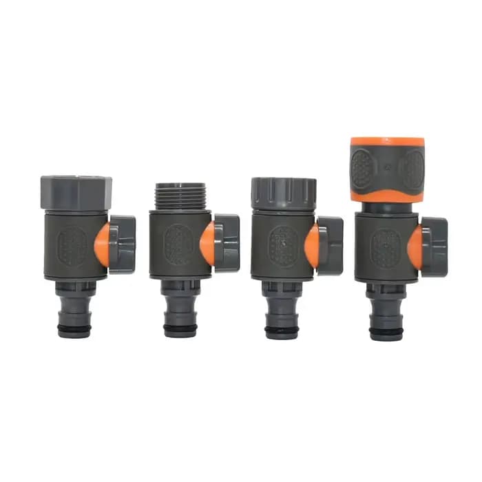 3/4 mâle femelle robinet connecteur rapide mamelon tuyau d'arrosage filetage robinet à tournant sphé