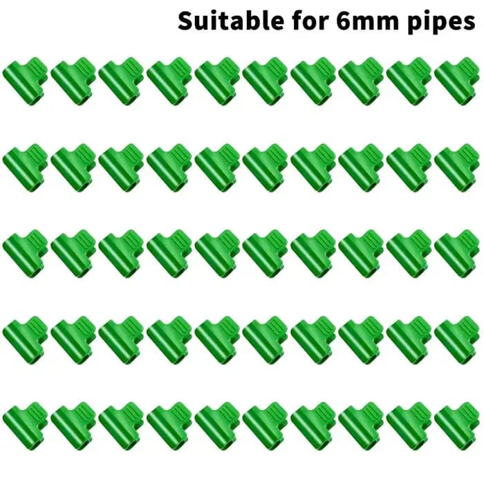 Clips de film de serre en plastique vert, 50 pièces, clips de jardin résistants au vent pour sécuris