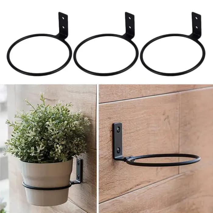 Support de Pot de fleur mural, anneau de support de Pot de jardinière, support de jardinières pour d