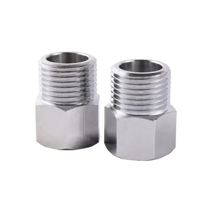 Accessoires de pompe à eau 18mm M18 à filetage mâle 1/2 "3/4", adaptateur en cuivre nickelé, Joint e