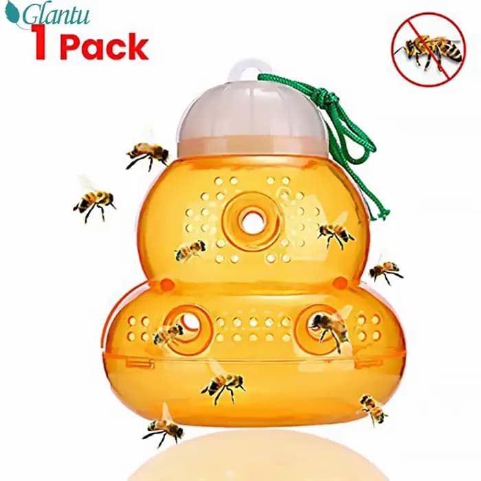 Piège à guêpes d'extérieur, collecteur de guêpes Portable réutilisable, Non toxique, lutte antiparas