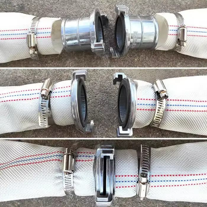 Raccord rapide pour tuyaux d'eau, raccord de tuyau en aluminium, connecteur rapide avec pince, tuyau