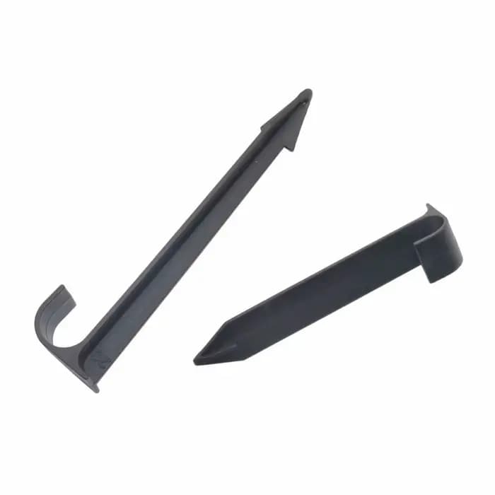 Tuyau en PE noir de type C, support de tuyau, prise de jardinage, nouveau, 16mm, 20mm, lot de 10 piè