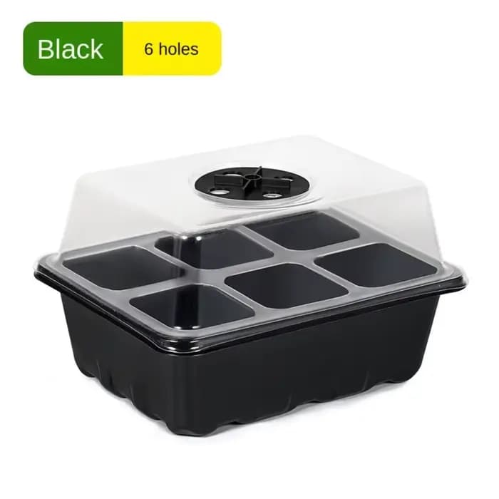 Nouveau plateau de démarrage de graines à 6/12 grilles, Mini Base de Germination de plantes de serre