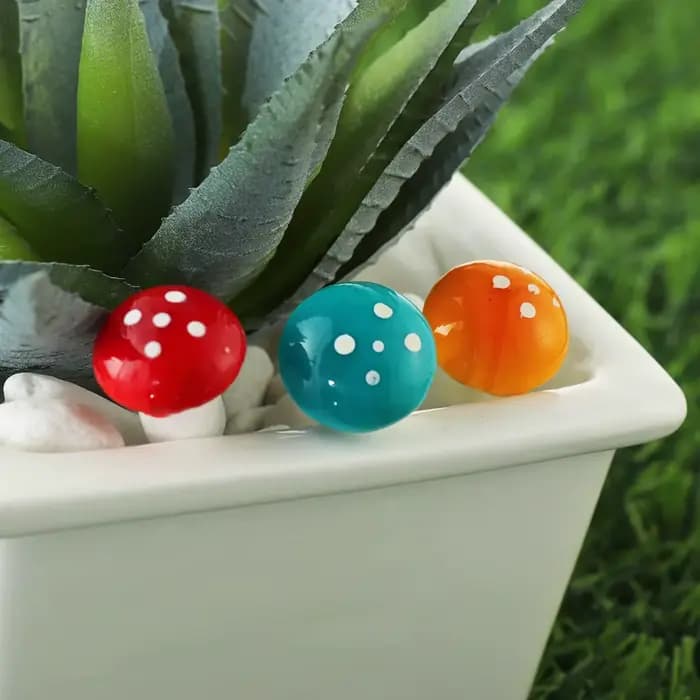 Mini Plantes Artificielles en Pot, Mousse plus Lente, Décoration de Jardin, Ornement en Résine Artis