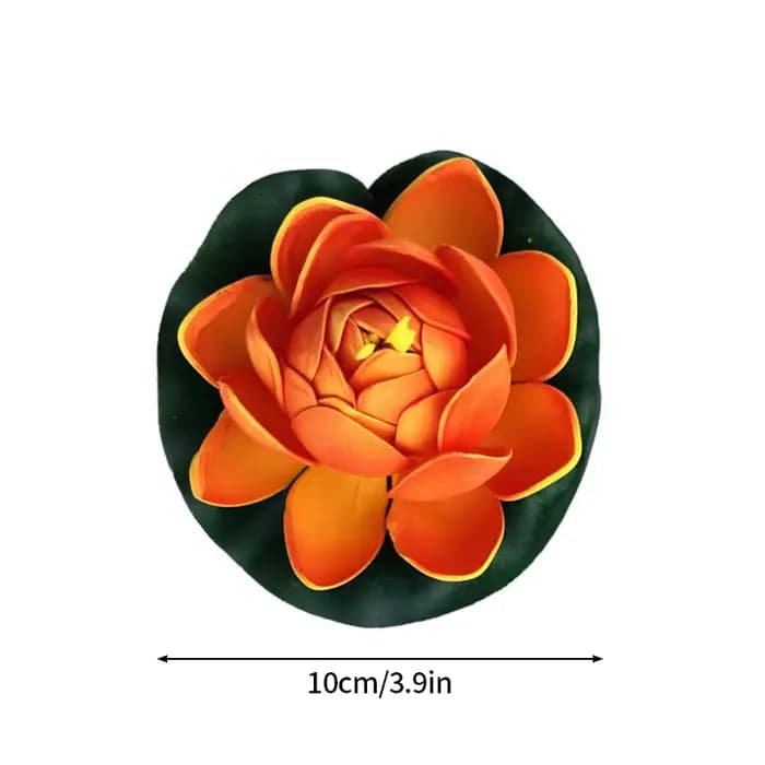 Fausse fleur de nénuphar en pot, ameublement de bouddha, poisson précieux, ornement décoratif, fleur