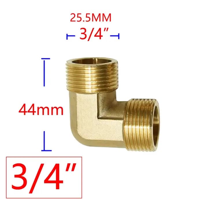 Connecteur de filetage mâle femelle en laiton, coude en T, réparation d'extrémité, couvercle de tube