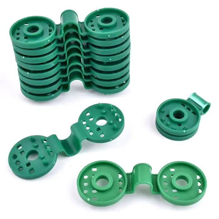 Clip pour tissu d'ombrage vert, 10/20/50 pièces, Clip pour filet d'ombrage, serre de jardin, pinces 
