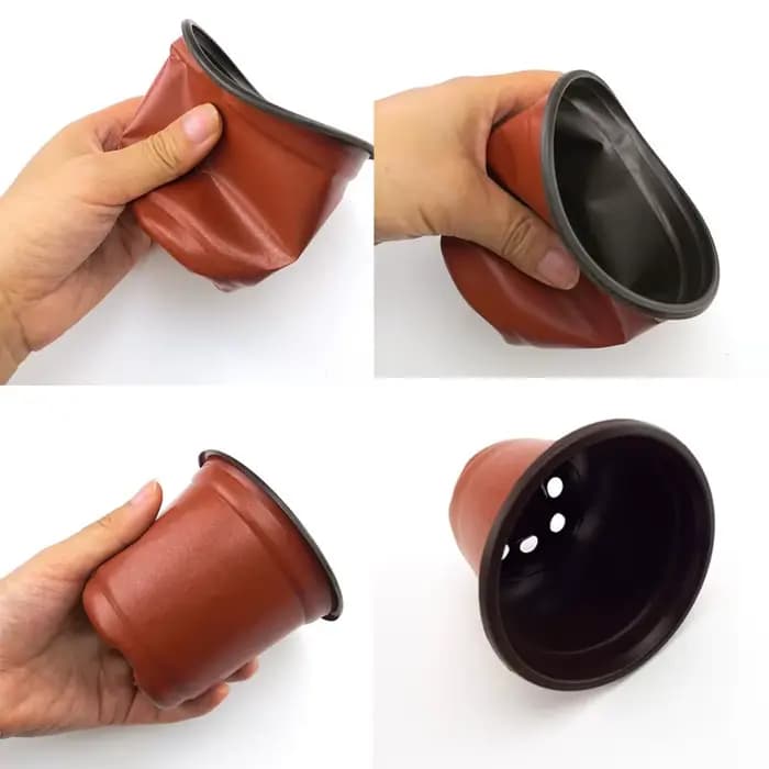 20 pièces/50pcs jardinière pépinière plante poussent Pots tasse pour fleur Pot en plastique outils d