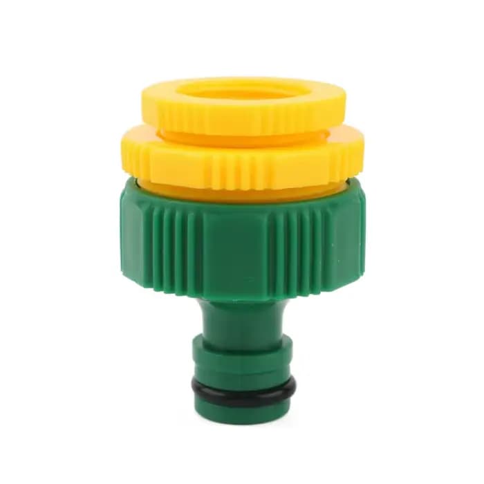 Adaptateur de connecteur de robinet d'eau en plastique, filetage mâle/femelle 1/2 3/4 1 pouce, 2 piè