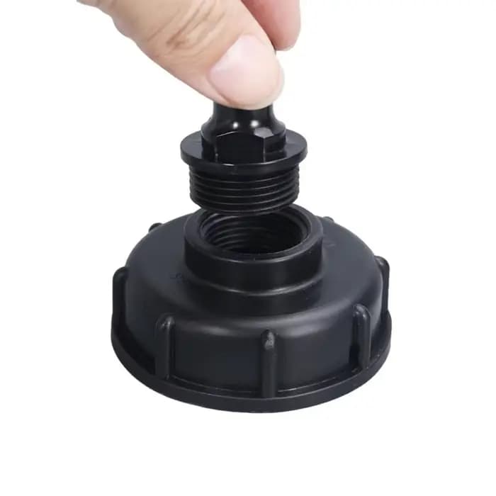 Adaptateur de Valve de réservoir IBC, connecteur à filetage mâle de 1/2 et 3/4 pouces, pièces de rac