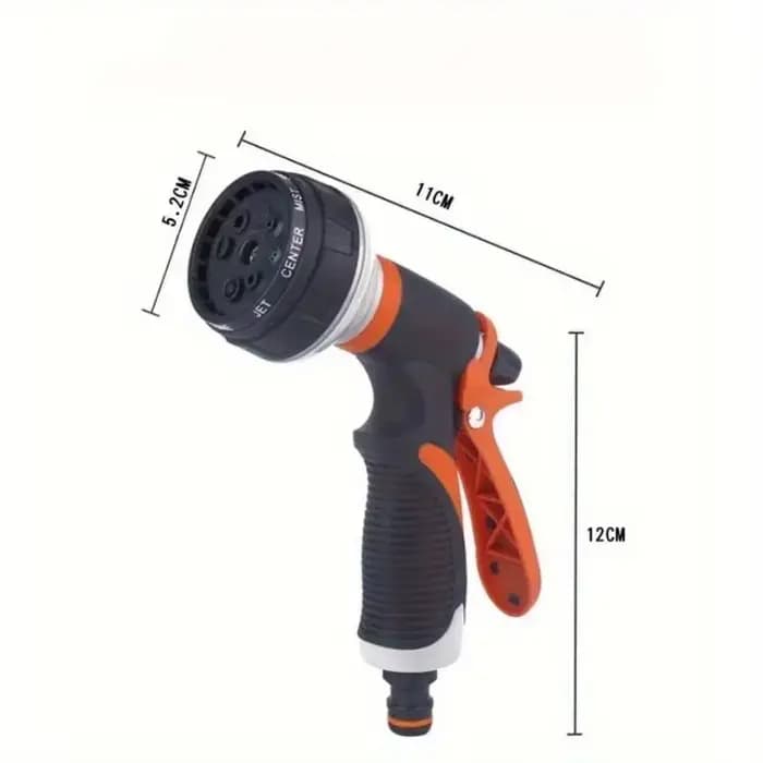 Buse de tuyau d'arrosage fonctionnelle, arrosage de jardin, lavage de voiture, pistolet à eau de pul