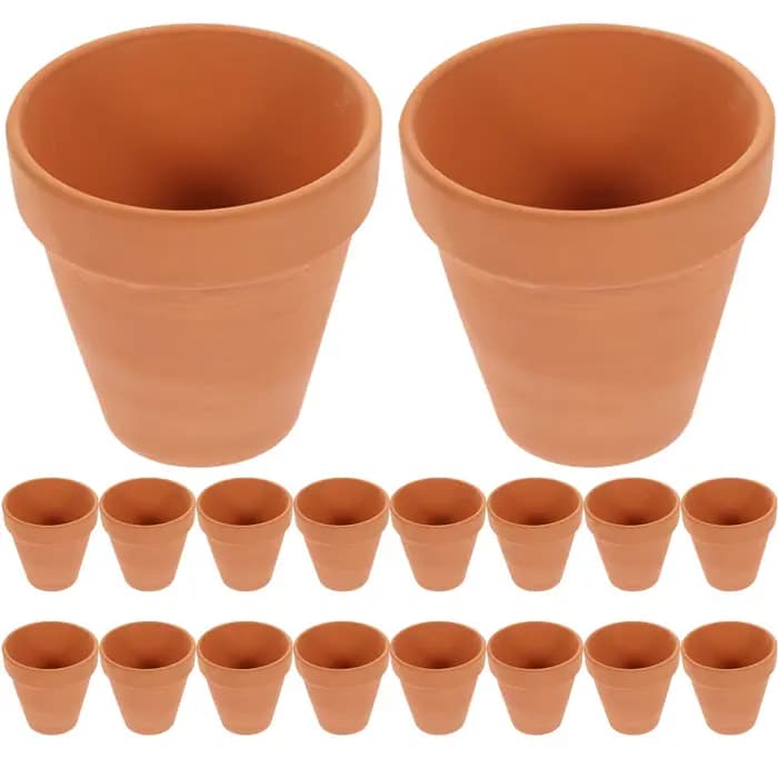 Pot de fleurs succulentes, 20 pièces, petits Pots de plantes miniatures en argile, jardinière d'inté