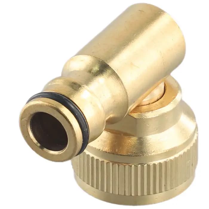 Connecteur rapide pour tuyau d'arrosage, bobine de tuyau, coude à percussion, convertisseur de robin