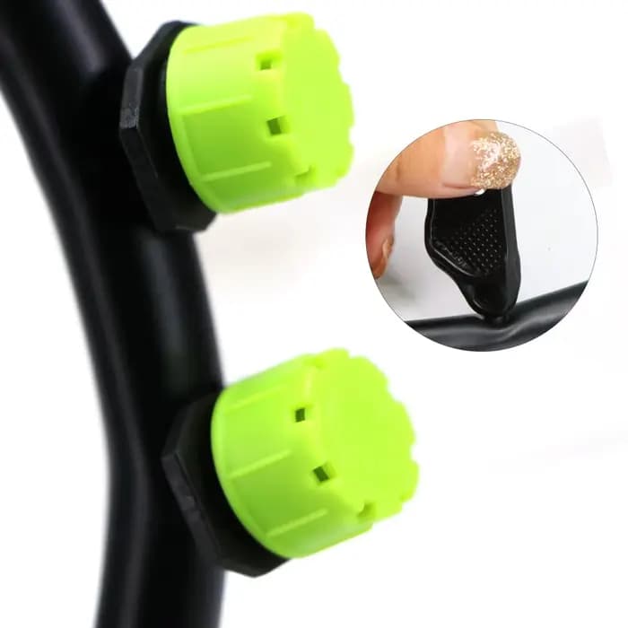 Buse d'arrosage réglable à 8 trous, 30 à 1000 pièces, 0-70L/H, Micro émetteur d'égouttement de 1/4 p