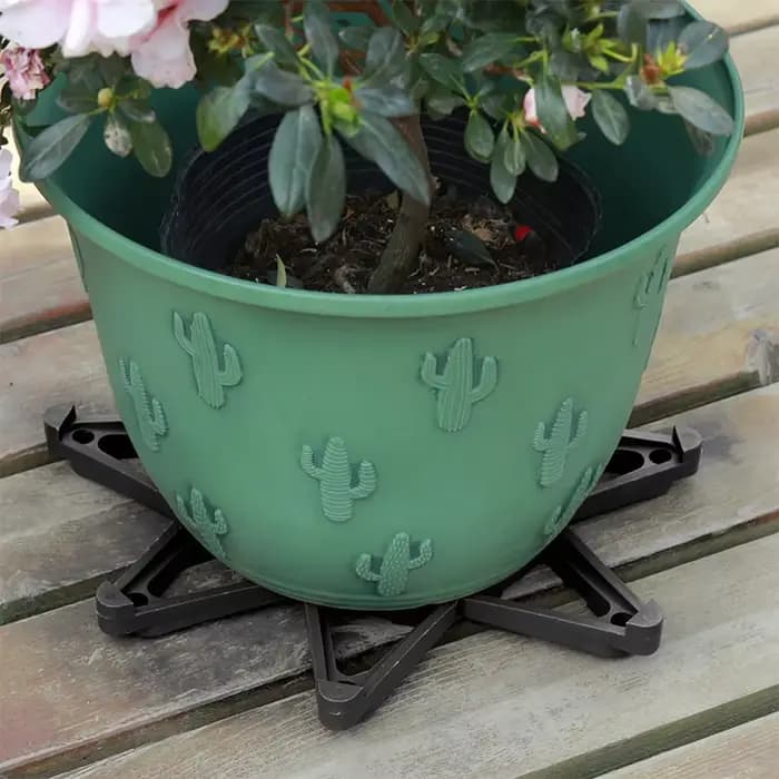 Plateaux de pot de fleur de plante, support de pieds, rehausseurs invisibles, lève-orteils, fournitu