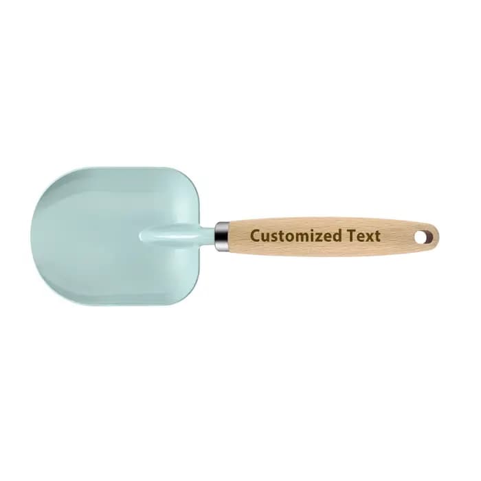 Outils de jardinage colorés personnalisés pour enfants, mini manche en bois, truelle, pelle, fourche