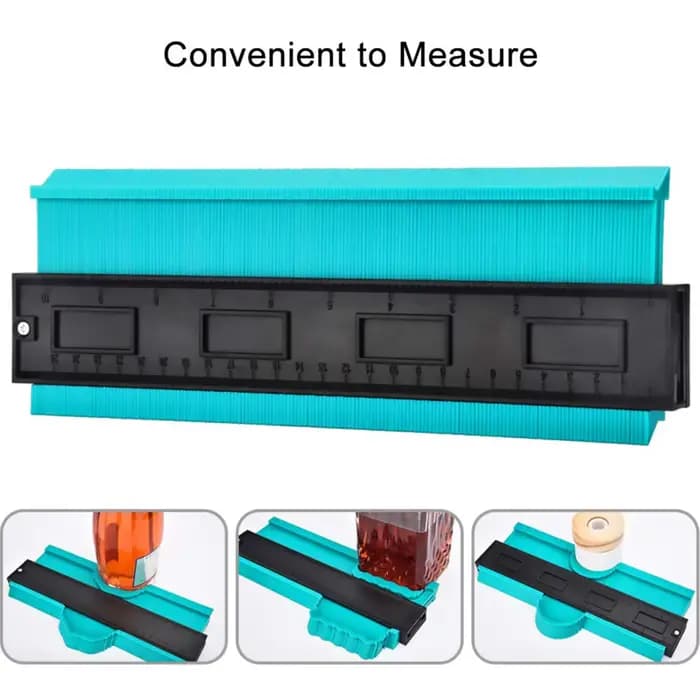 Gabarit de contour pour la mesure - Outil de duplication de formes irrégulières pour charpentier, tr