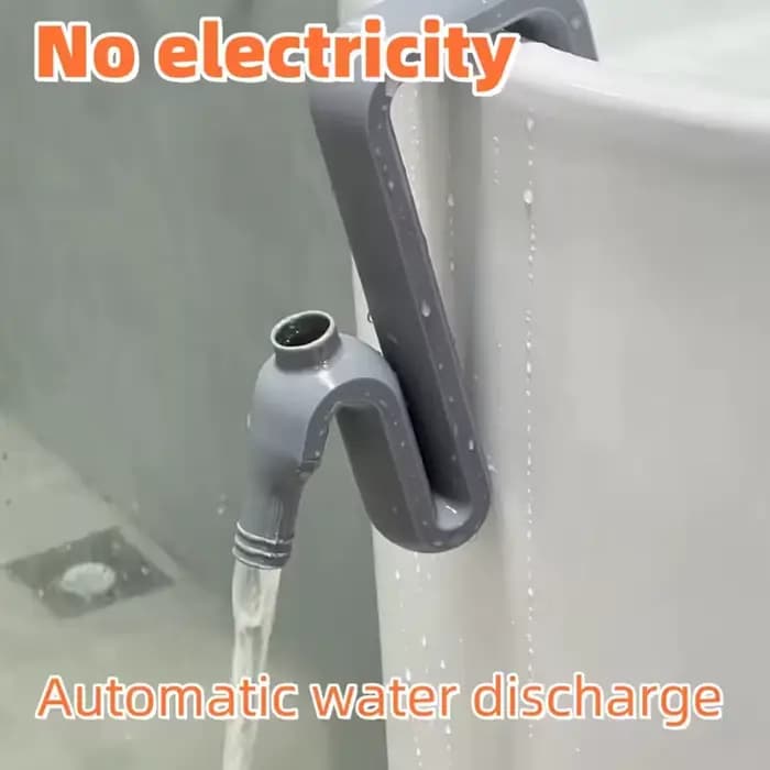 Kit de tuyau de Siphon auto-amorçante, transfert d'eau de pluie et de trop-plein pour un Drainage au