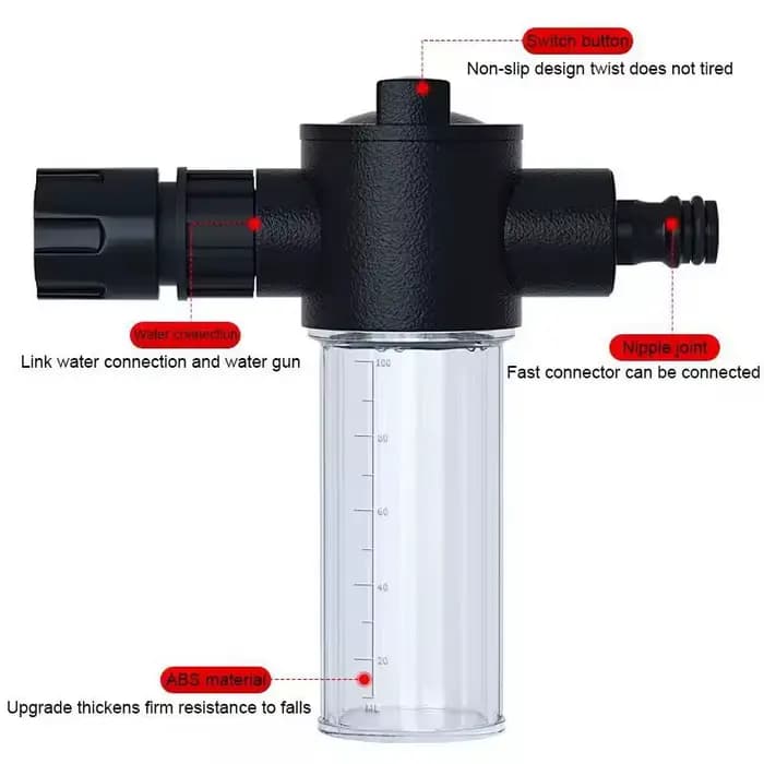 Pistolet de lavage haute pression portable pour voitures, outil de nettoyage automobile, arroseur de
