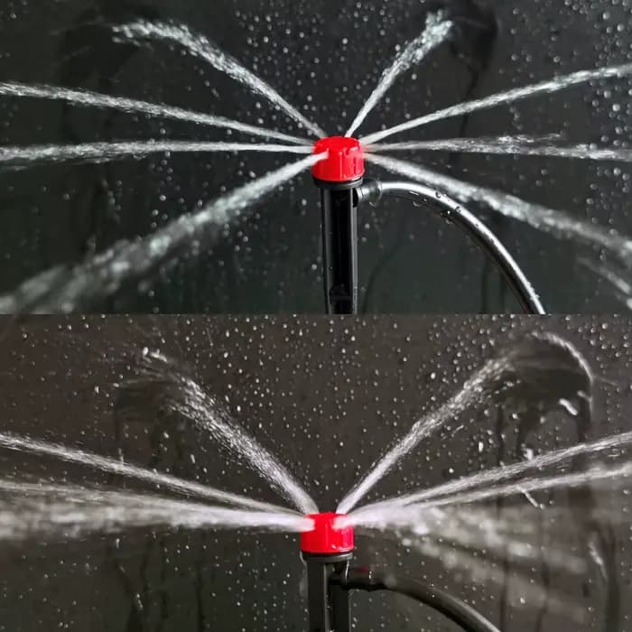 Oasis – arrosage de jardin goutte-à-goutte réglable, goutte-à-goutte à 360 degrés, insertion au sol,