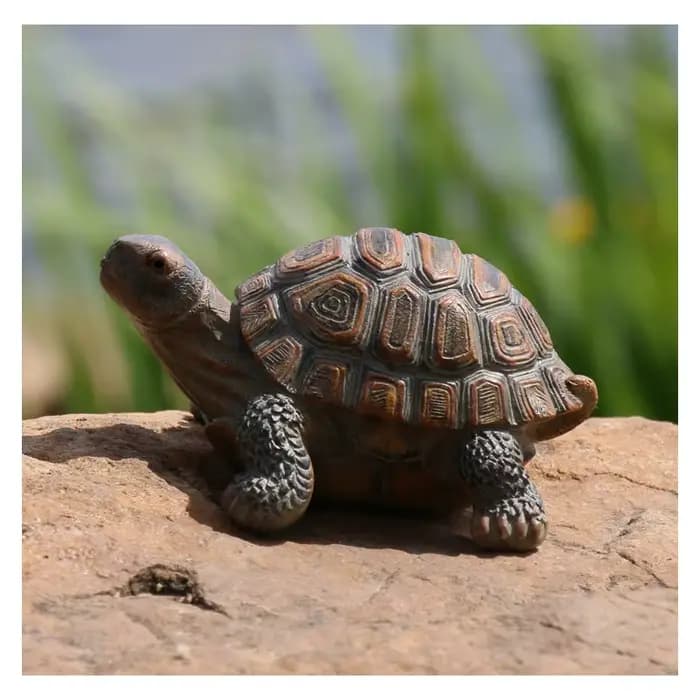 Bonsaï décoratif en résine, tortue extérieure, sécuritaires de jardin, poisson précieux, sculpture a