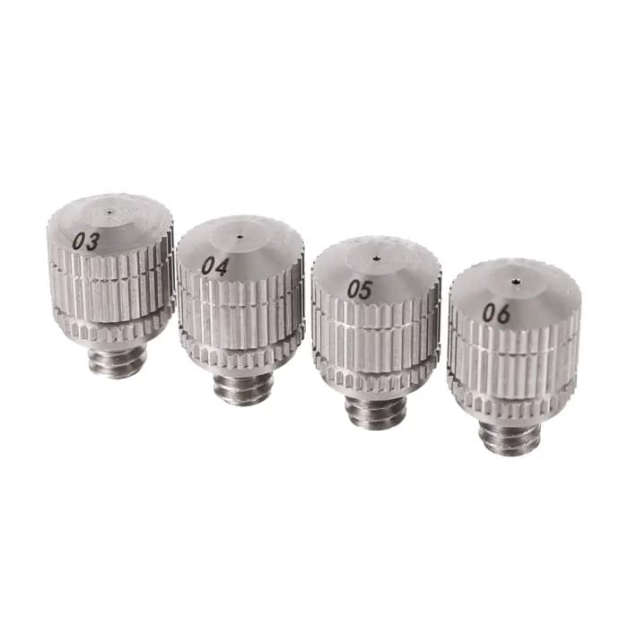 Buse de brumisation basse pression en acier inoxydable 303, 0.3/0.4/0.5mm, pulvérisateur d'irrigatio