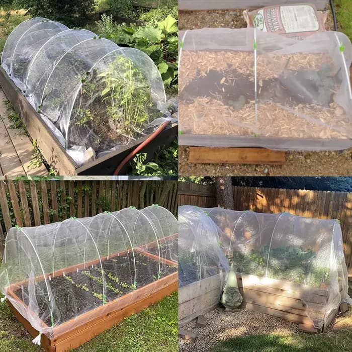 Cerceaux de serre de jardin 25/50 pièces, cadre de Support en fibre de verre sans rouille pour Suppo