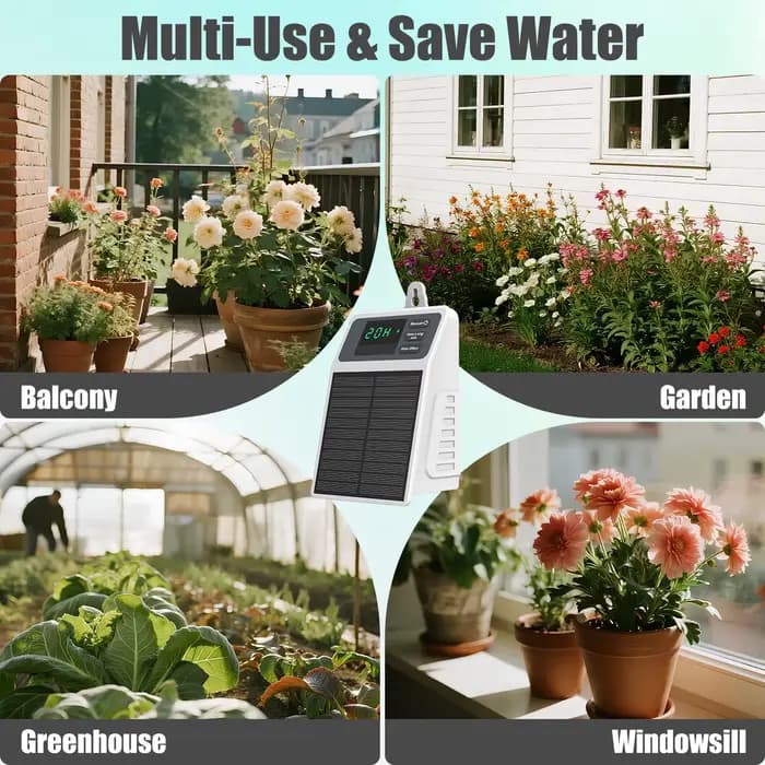 Système d'irrigation solaire amélioré, arrosage automatique des plantes, fournitures pour la maison 