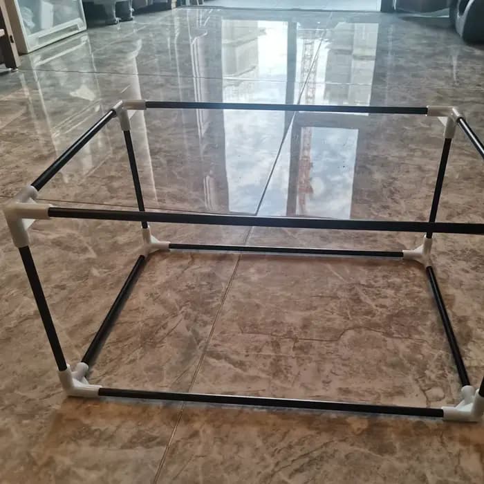 3 ~ 8 pièces longueur 50cm diamètre extérieur 5 ~ 19mm PVC tuyau noir Aquarium Aquarium Tube raccord