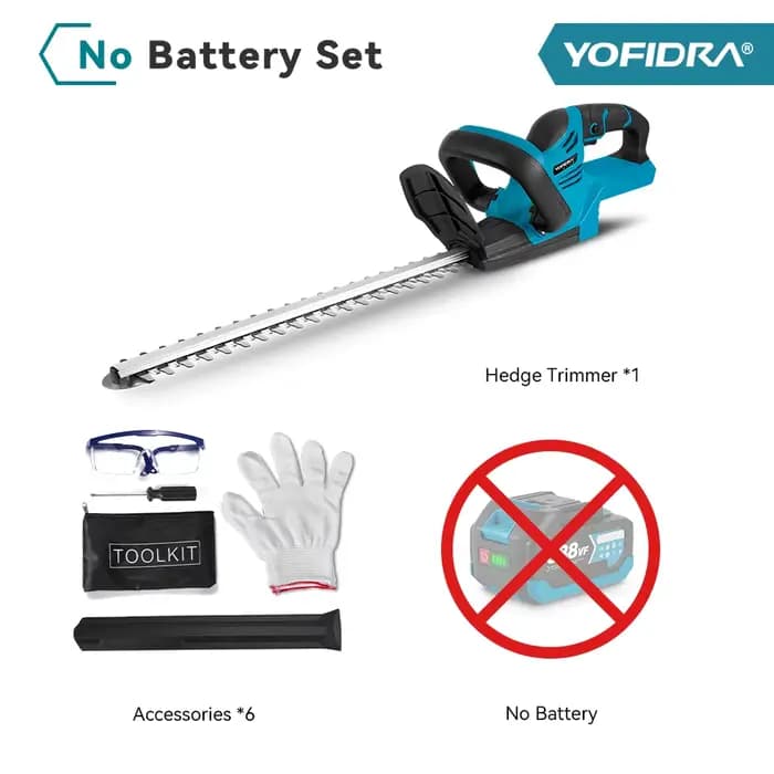 YOFIDRA 2000W taille-haie électrique 15000 tr/min tondeuse à gazon jardin aménagement paysager taill