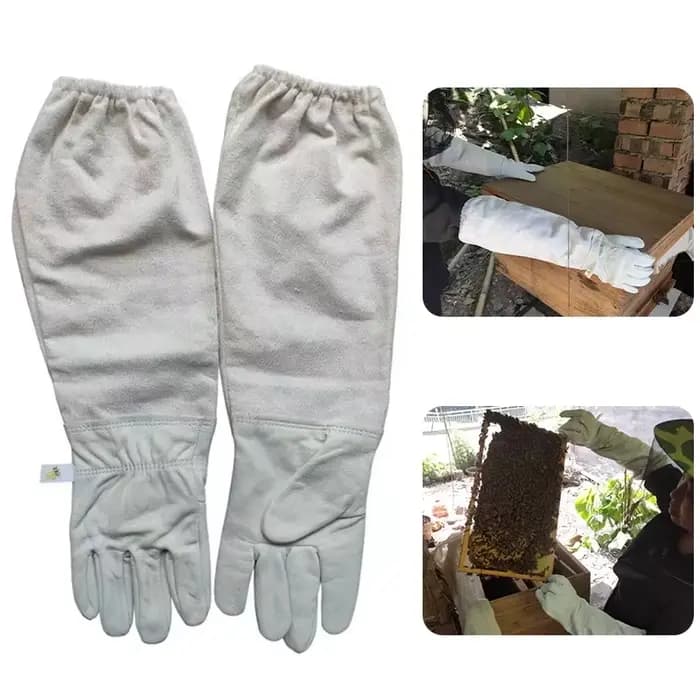 Gants d'apiculture Anti-abeille Anti-piqûre respirant protection manches longues pour apiculteur gan