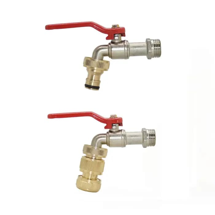 Connecteur rapide de tuyau fileté 1/2 3/4 5/8 1 ", raccords d'arrosage de jardin en laiton, tuyau en