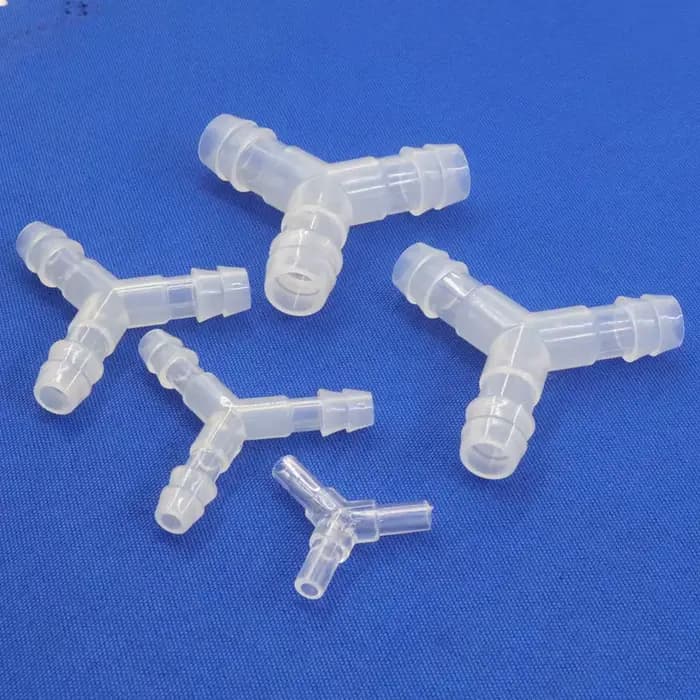 5 ~ 200 pièces 4 ~ 12 mm en plastique 120 ° Connecteur en T à diamètre égal de Type Y, inverseur d'e