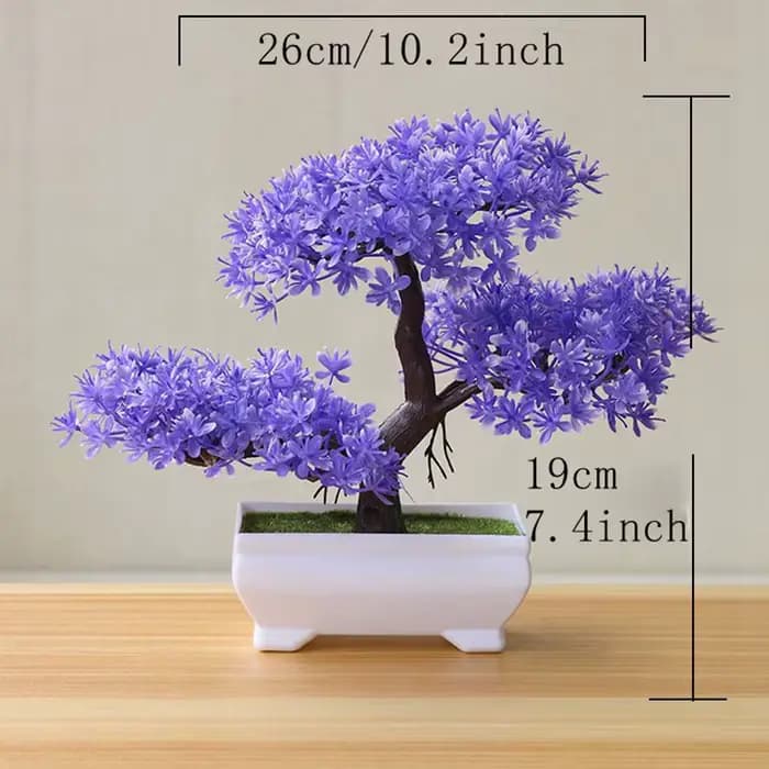 Plantes artificielles de simulation de bonsaï, plantes en pot pour table de jardin, maison, chambre 