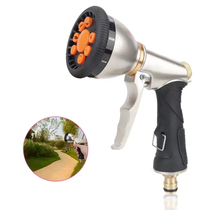 Outil d'irrigation lave-auto pistolet de pulvérisation d'eau rotatif arrosage de jardin saupoudrer c