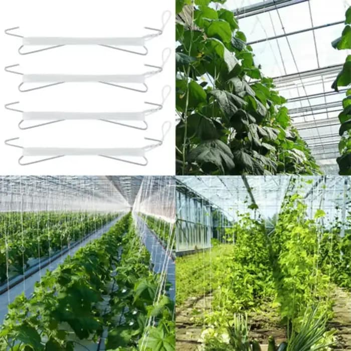 10 pièces serre jardin tomates crochets pinces plantation légumes crochet Support plantes cravates S