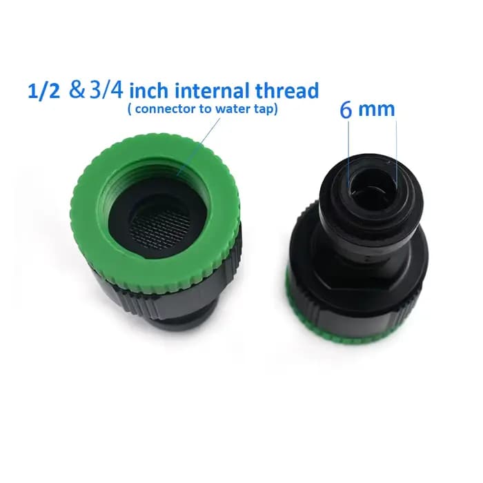 /2 ''3/4" femelle BSP jardin tuyau d'entrée d'eau rapide connecteur de robinet adaptateur de raccord