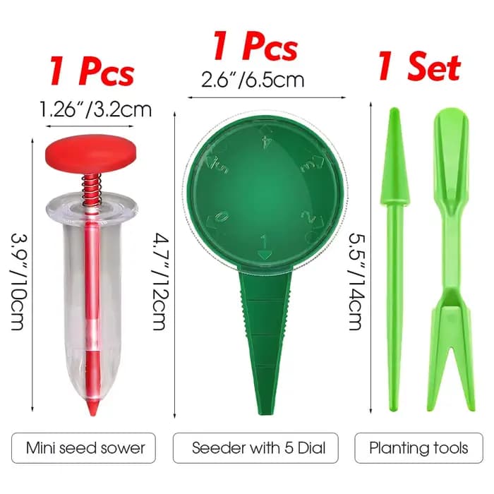 Mini Semoir de Seringue de Précision pour Jardin, Distributeur de Semis, Communautés teur Manuel, Ou
