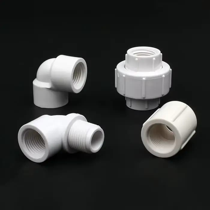 Connecteur Union en PVC à Double filetage femelle 1/2 "3/4" 1 ", Joint détachable pour aquarium, rac
