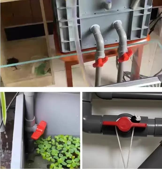 Robinet à tournant sphérique en PVC 3/4 "/1 pouce, 1 pièce, robinet d'eau, adaptateur de robinet d'a